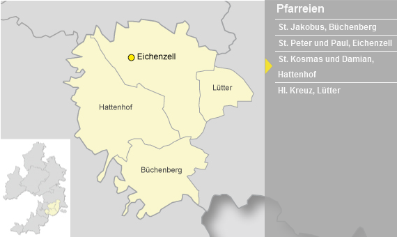 Der Parrverbund St. Marien Eichenzell, Quelle: Bistum Fulda